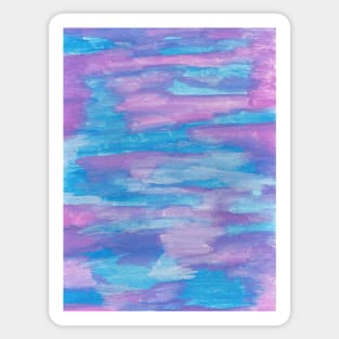 Blue and Purple Swirl Sticker